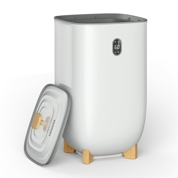 35L Towel Warmer, Towel Warmer Bucket with Drying Modes, Heating Mode 20/40/60/90 Min Auto Shut Off, LED Screen, for Spa, Bathrobe, Blanket & Pajama