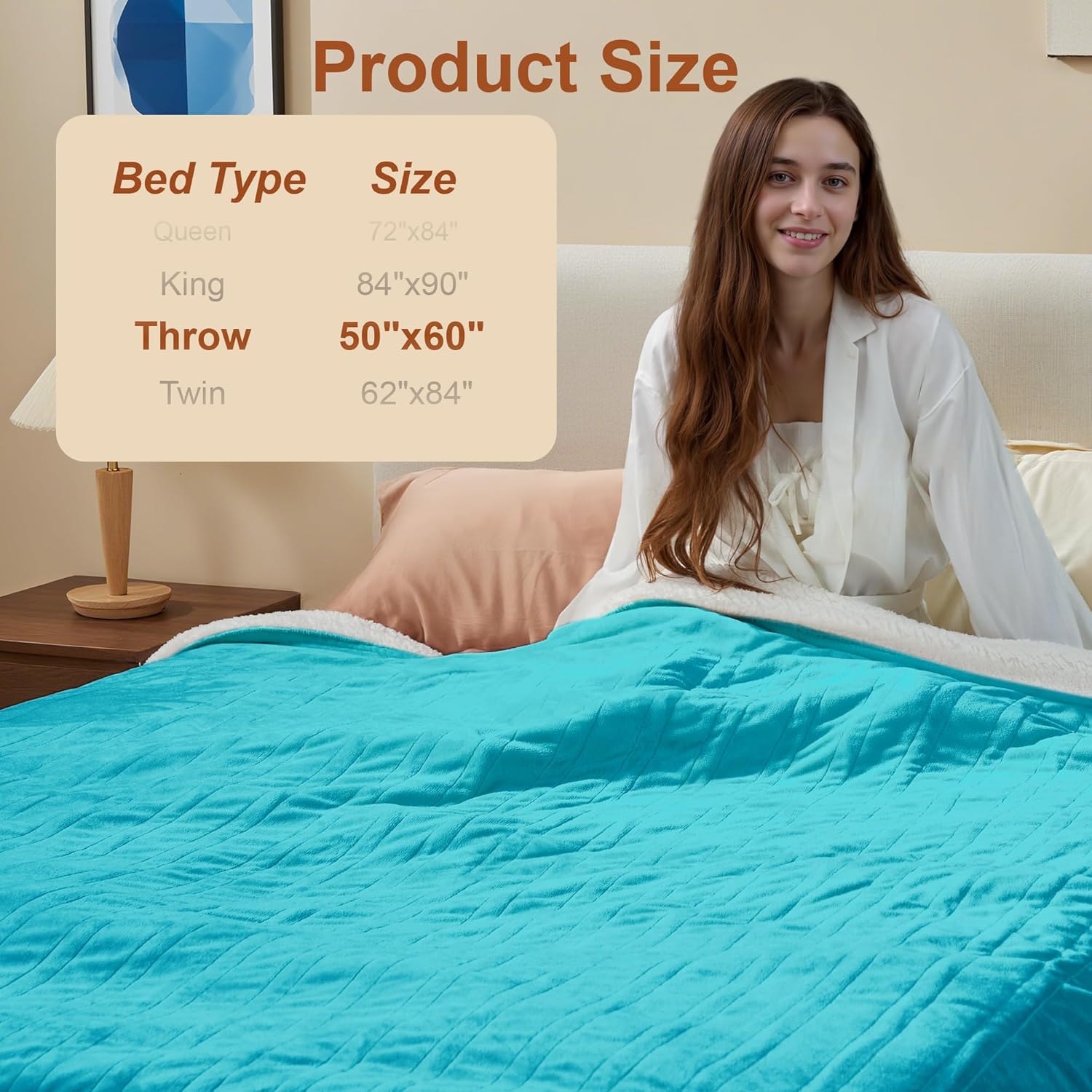 Electric Blanket Heated Throw KT01