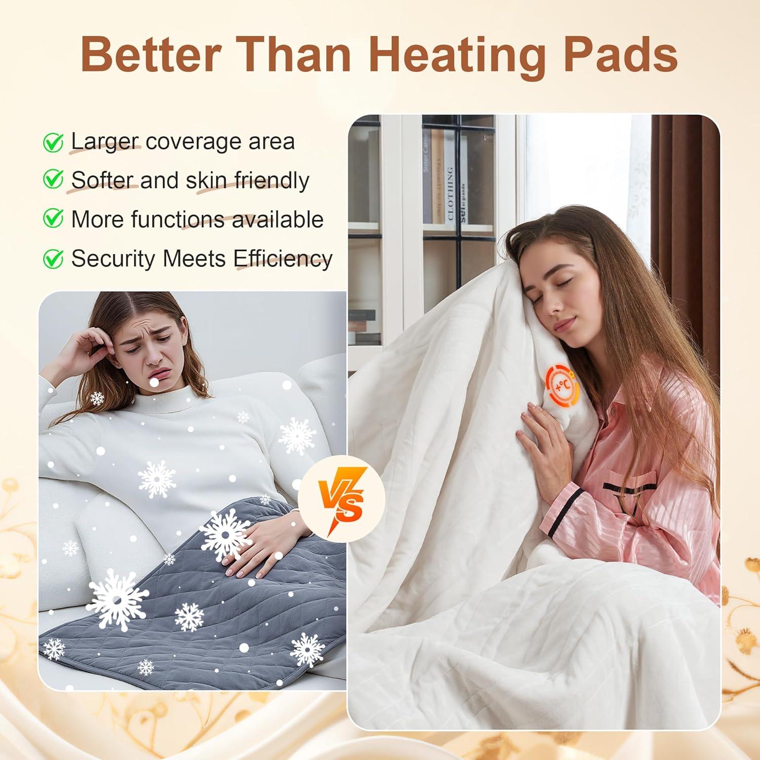 Electric Blanket Heated Throw KT01