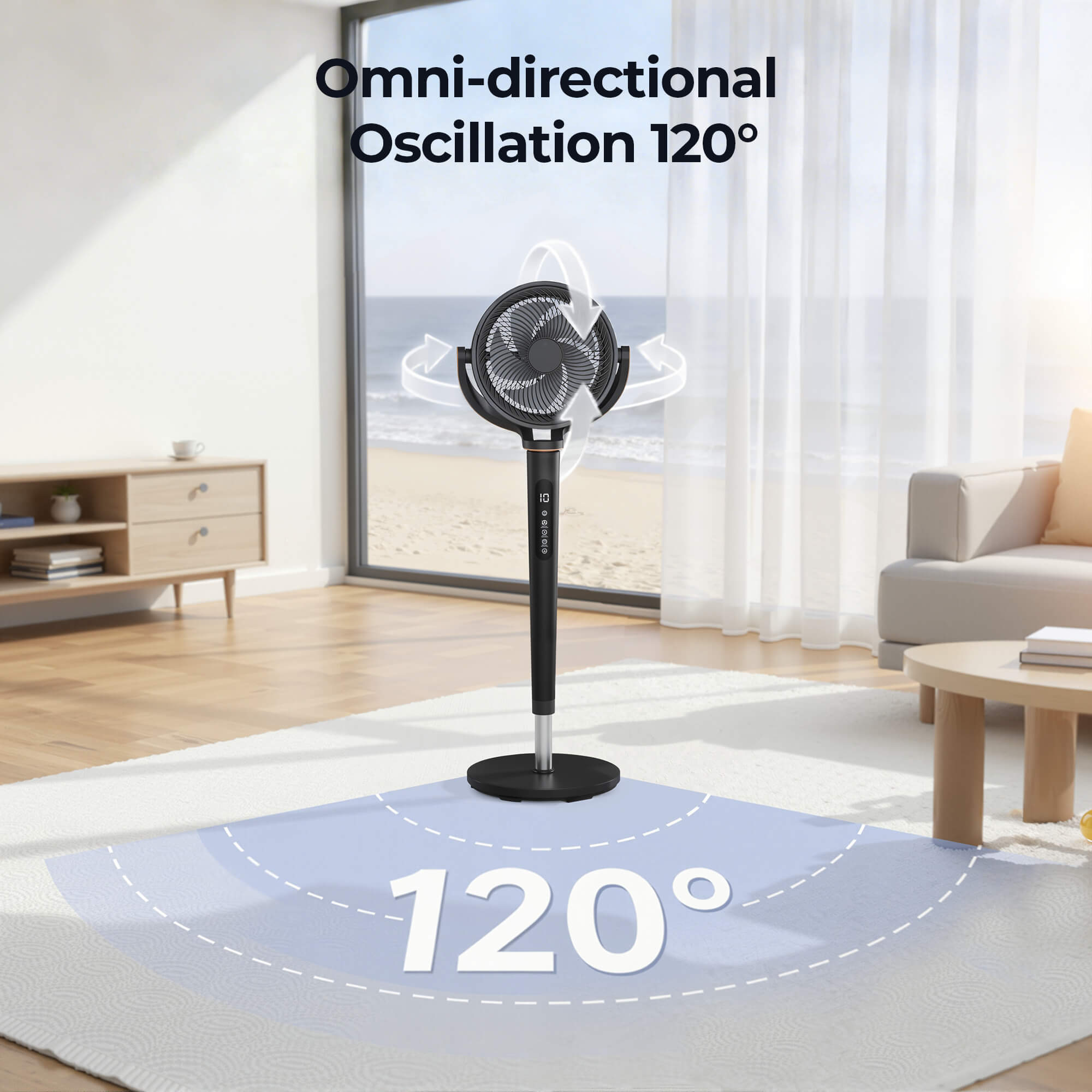 Oscillating Fan CIF25 omni-directional Oscillation 120°