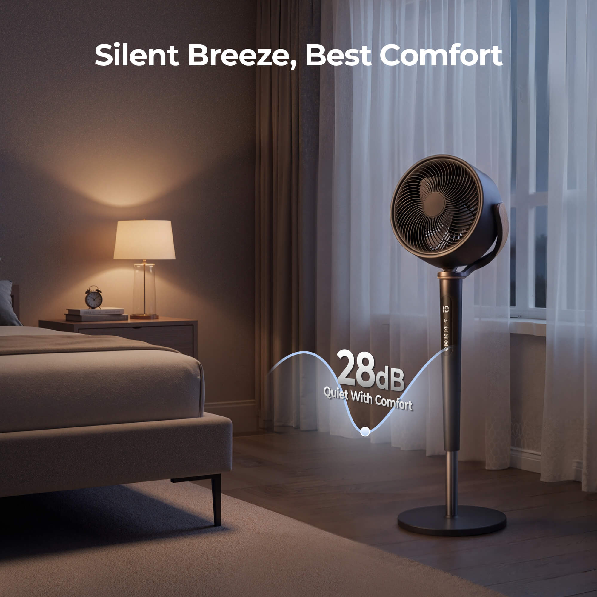 Oscillating Fan CIF25 28dB quiet