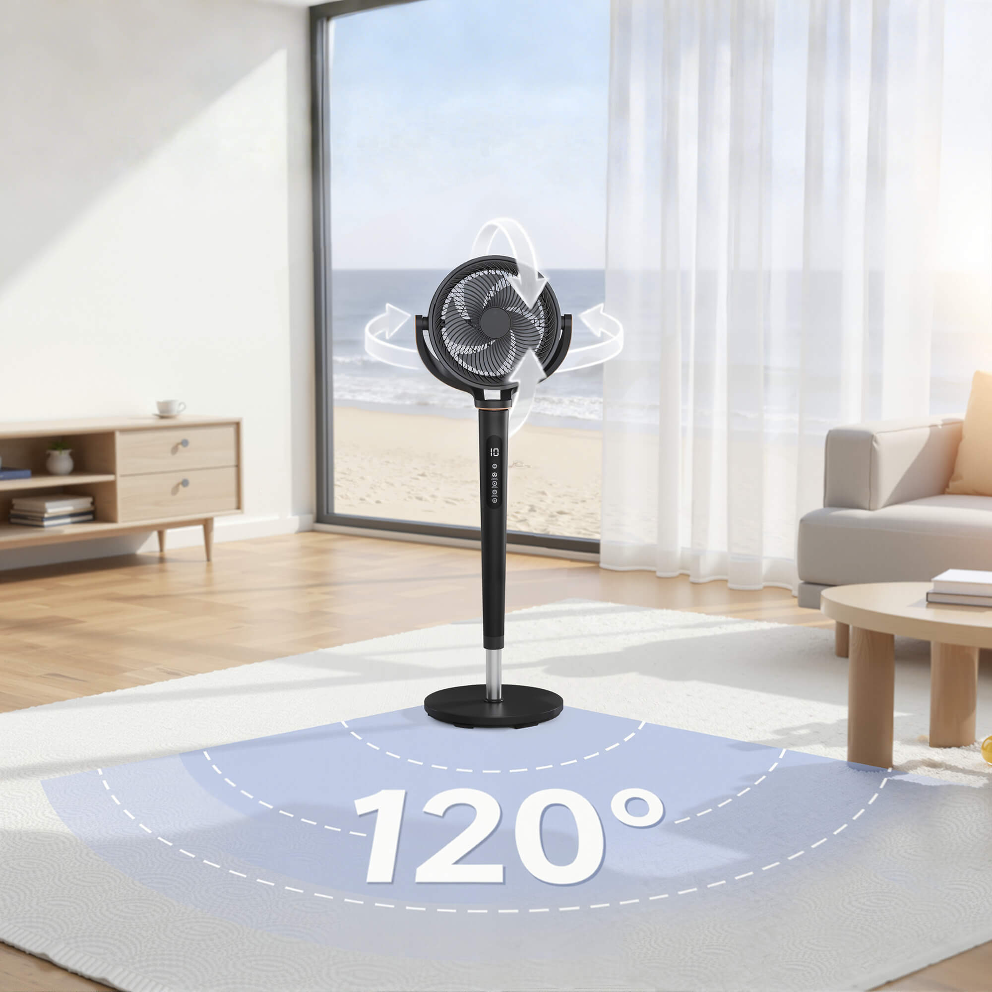 Manastin Oscillating 120° Omni-directional Oscillation