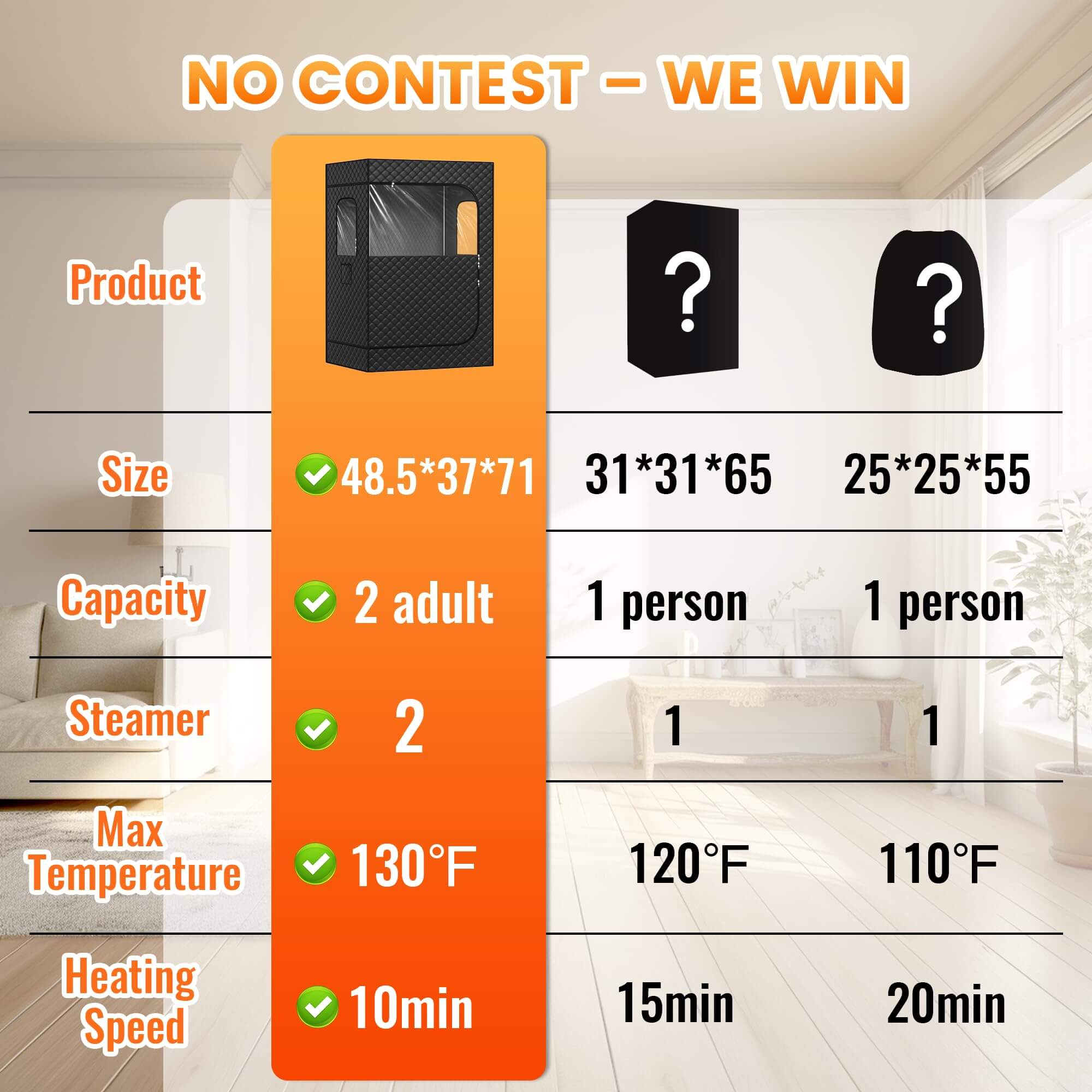 Portable Steam Sauna SNA24