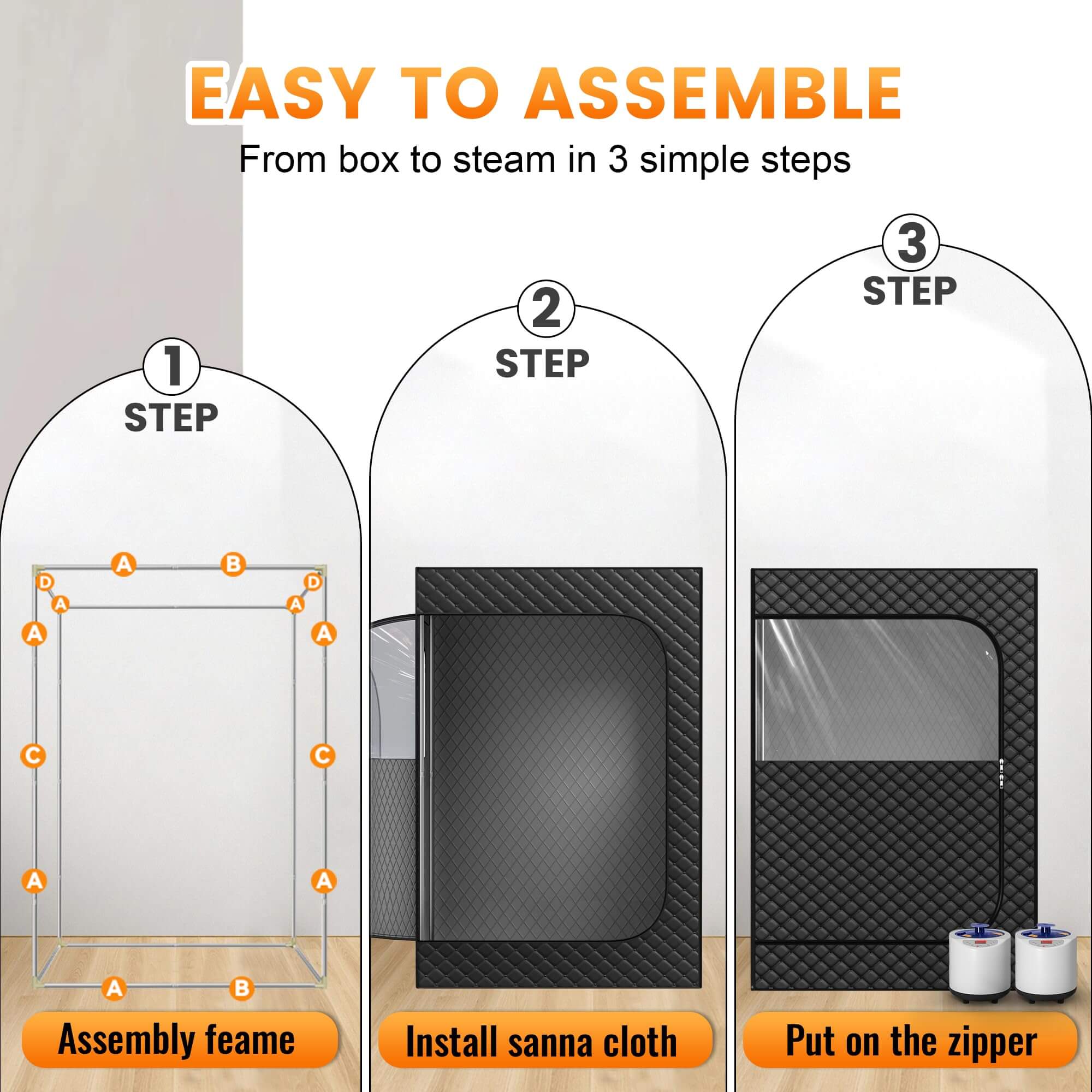 Portable Steam Sauna SNA24