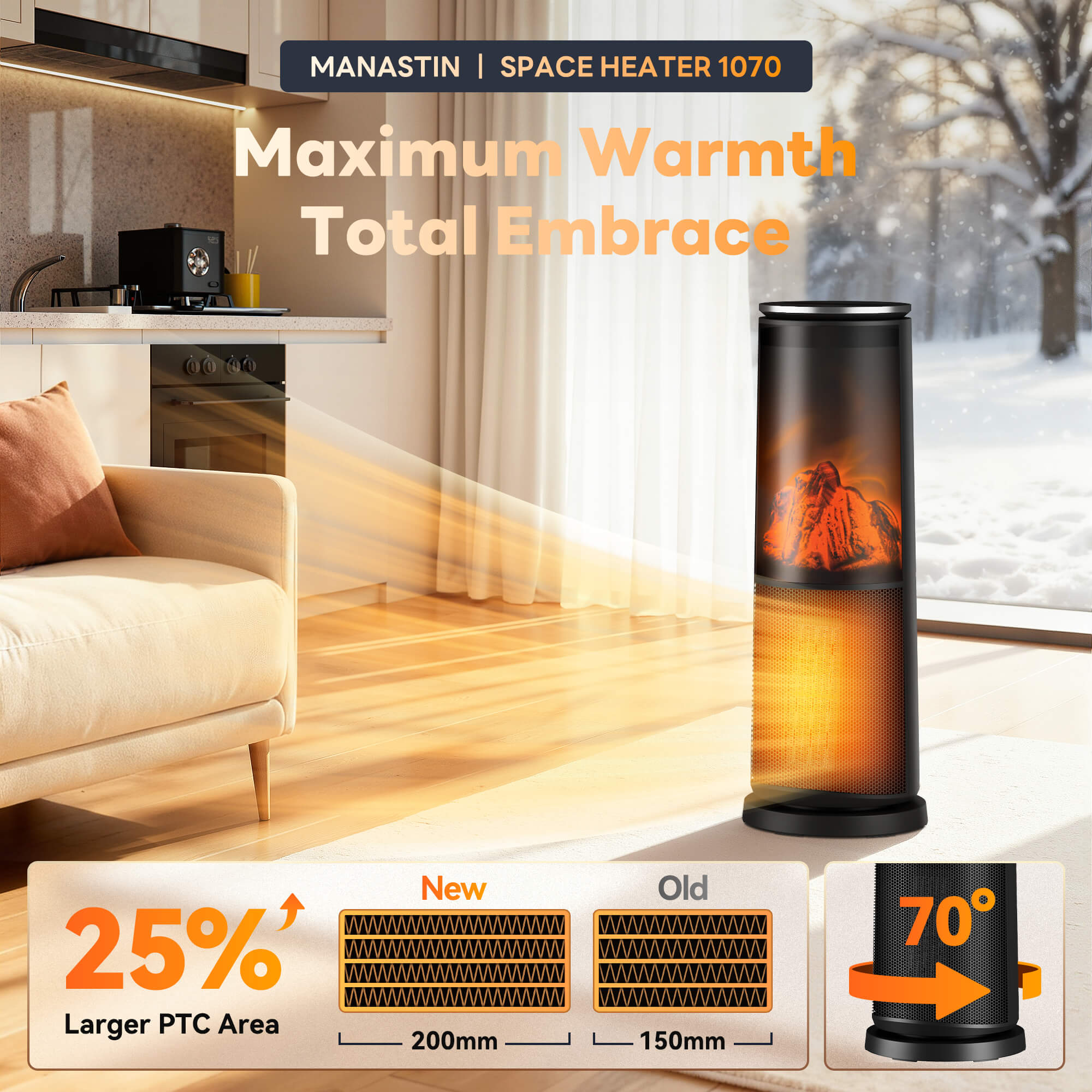 Manastin Space Heater BK64-2