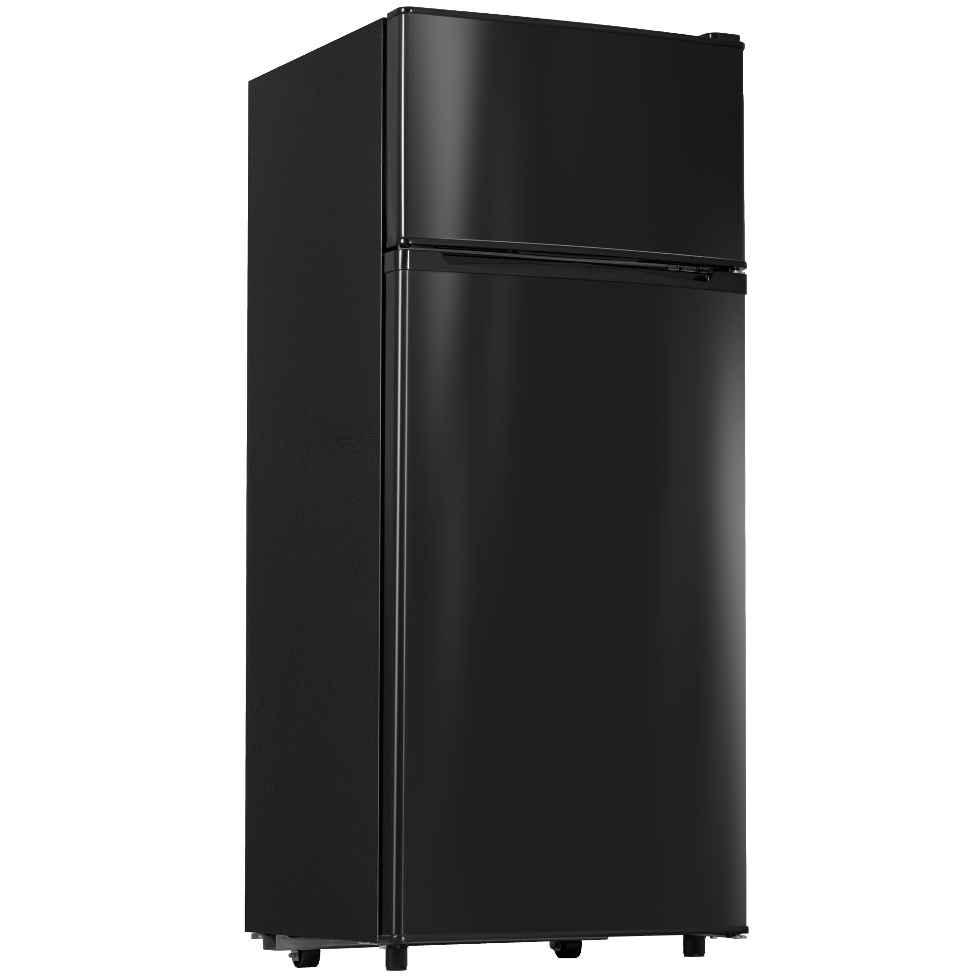 Manastin 4.5 Cu.ft Mini Refrigerator with Freezer,Small Refrigerator for Office,Kitchen,Dorm and Bedroom ,2 Doors Mini Fridge with Adjustable Shelves(Black)