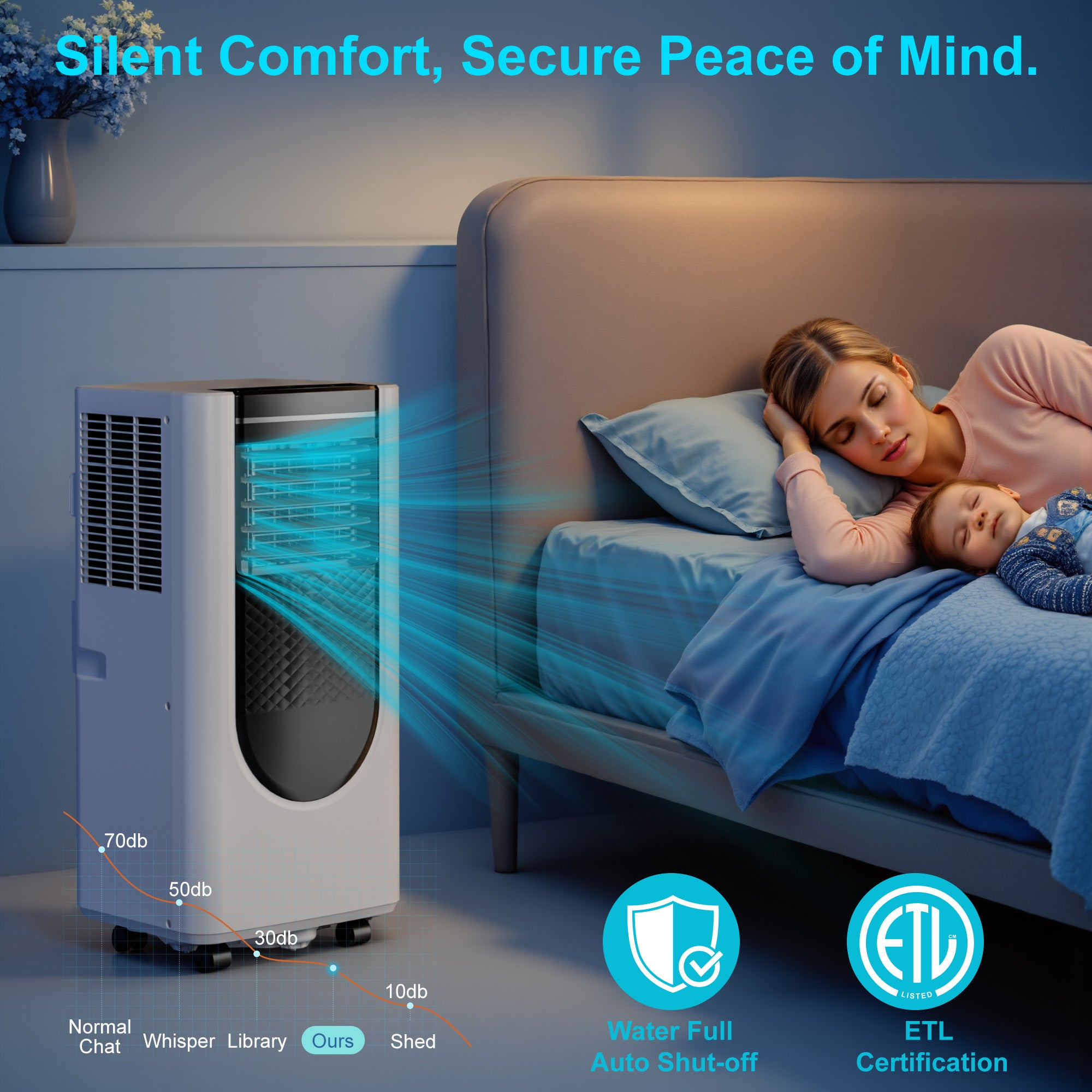 Manastin 8000 BTU Portable Air Conditioner, 3-in-1 AC Unit with Cooling, Dehumidifier & Fan Modes, Covers Up to 350 Sq. Ft, Quiet Operation, Remote Control, 24H Timer, and Window Installation Kit