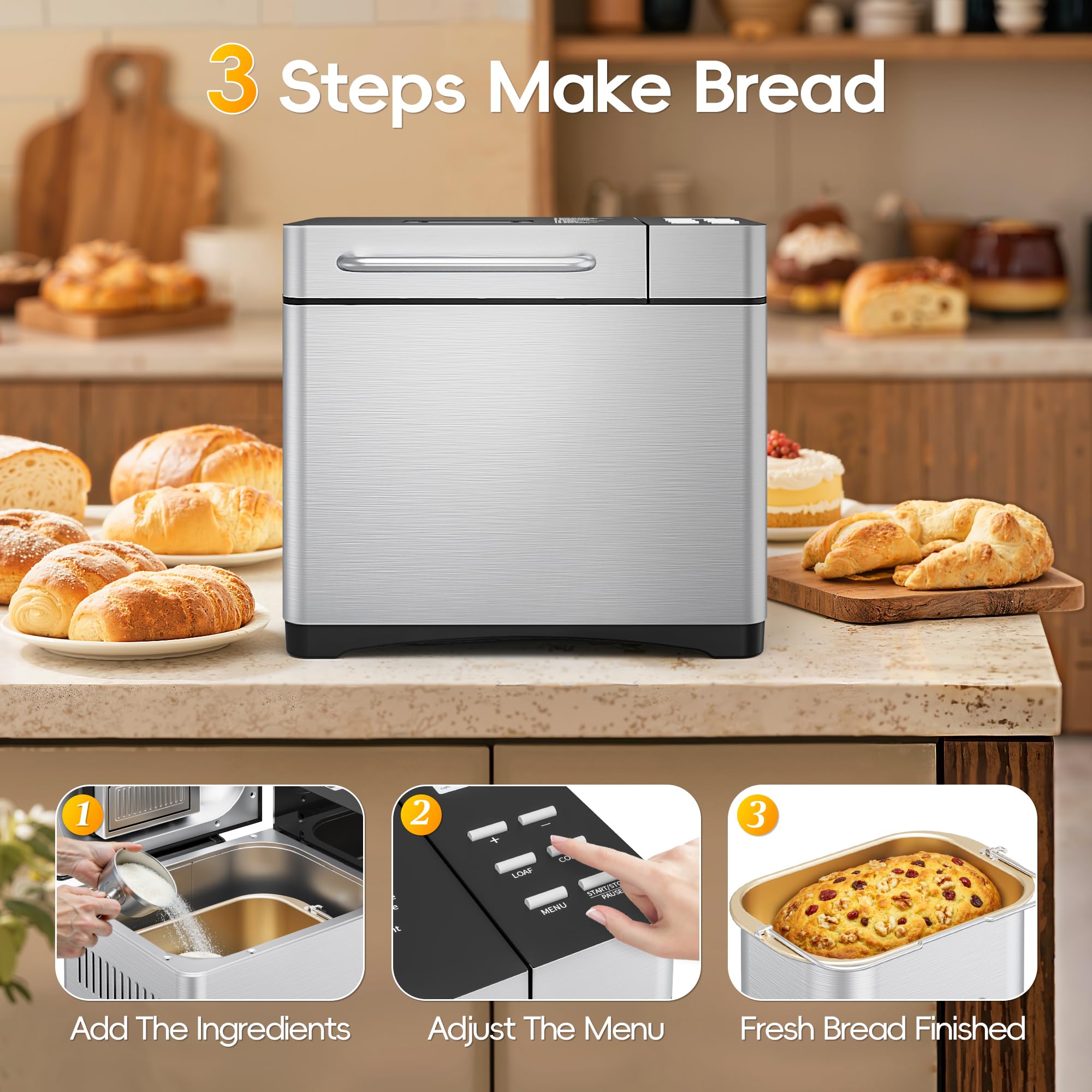 Bread Maker Machine BM25 | Manastin Appliance