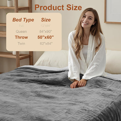 Electric Blanket Heated Throw KT01