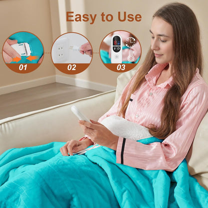 Electric Blanket Heated Throw KT01