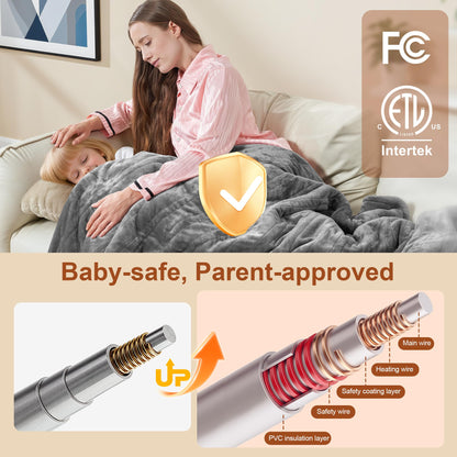 Electric Blanket Heated Throw KT01