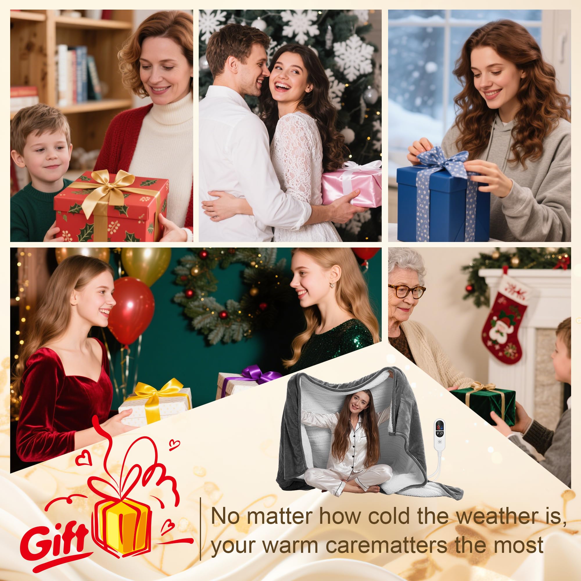 Electric Blanket Heated Throw KT01