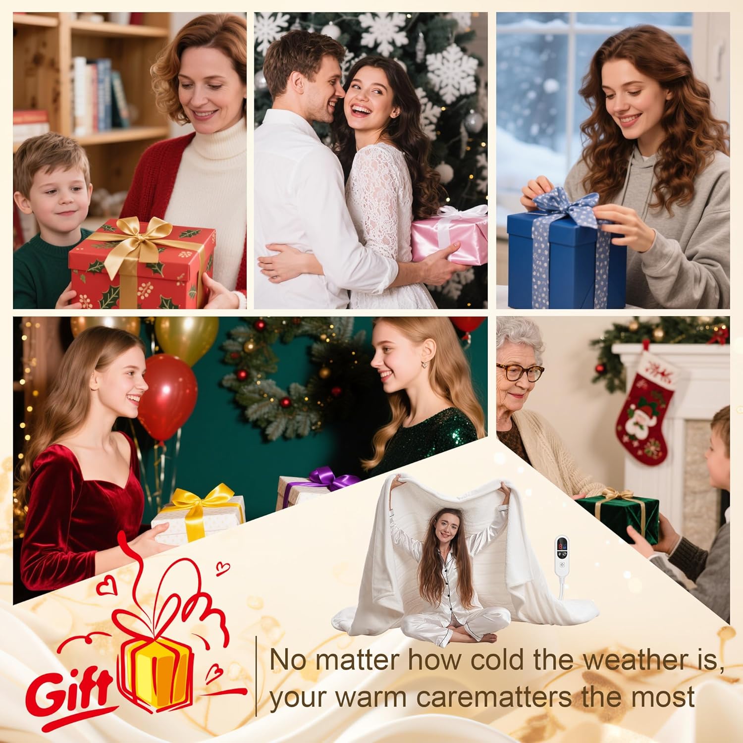 Electric Blanket Heated Throw KT01