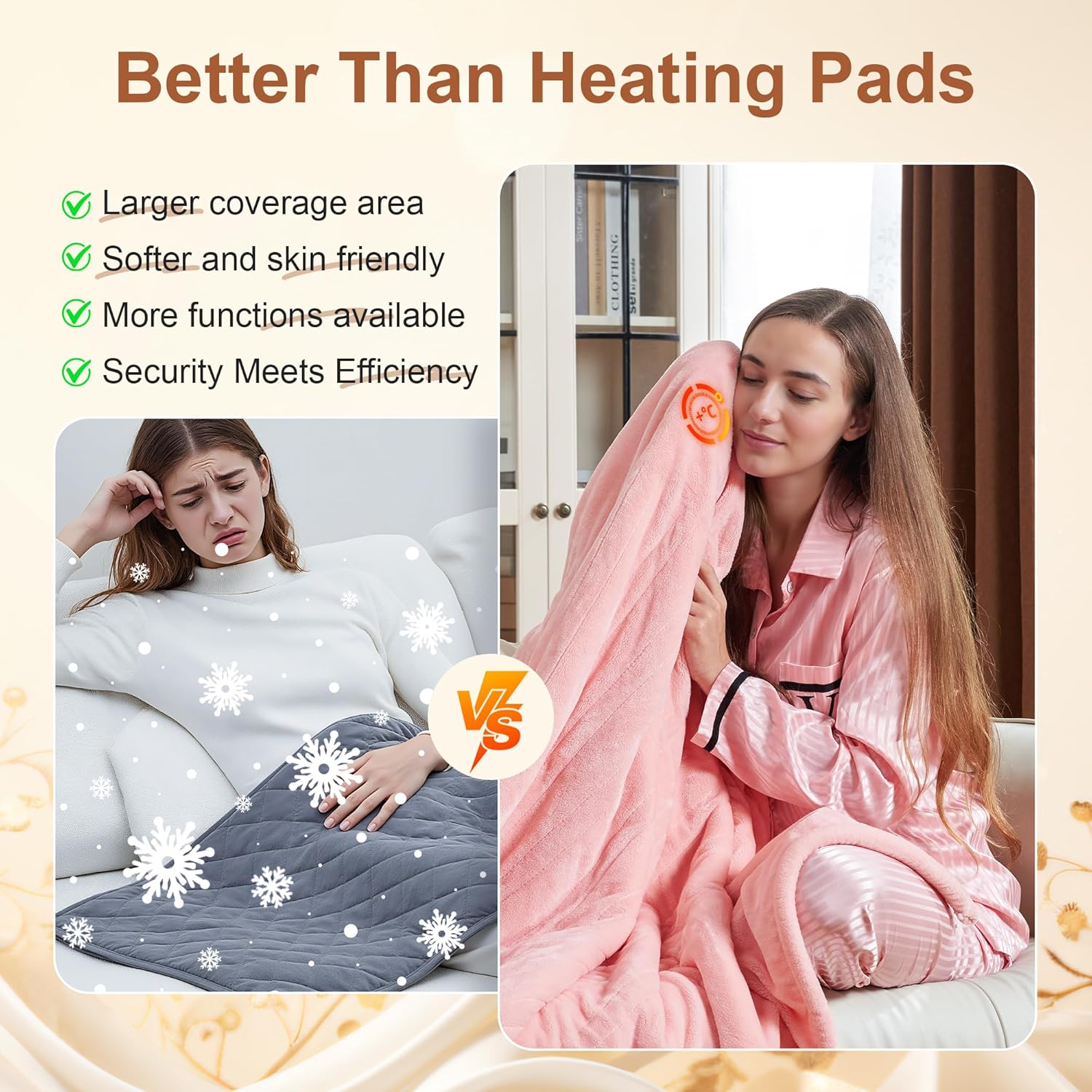 Electric Blanket Heated Throw KT01