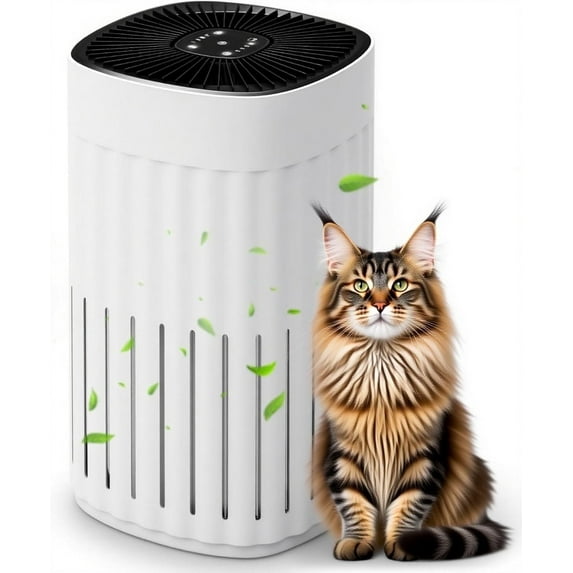 Manastin 3-in-1 HEPA Air Purifier - 99.97% Particle Removal, 3-Speed, 8H Timer for Home & Office