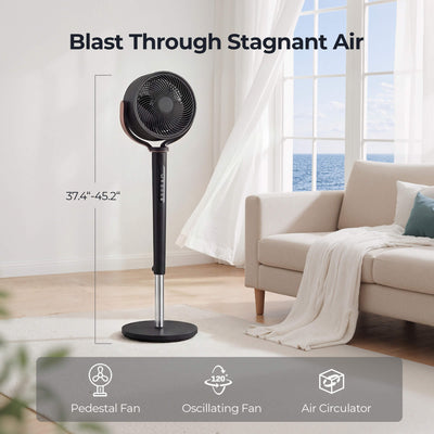Oscillating Fan CIF25 dimension and function