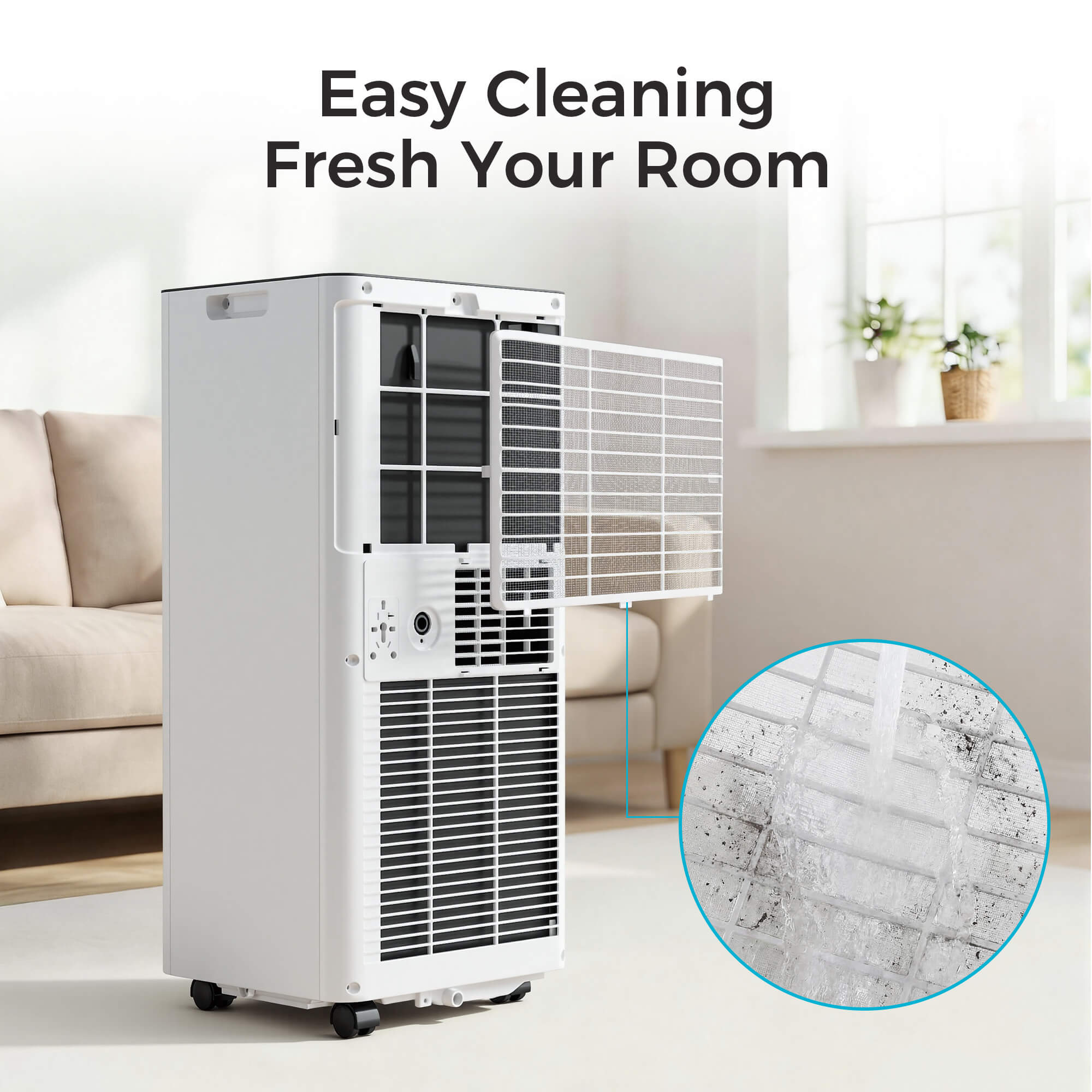 Portable Air Conditioner PAC25 easy cleaning