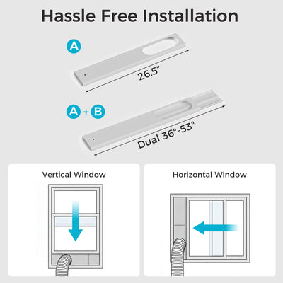 Portable Air Conditioner PAC25 hassle free installation