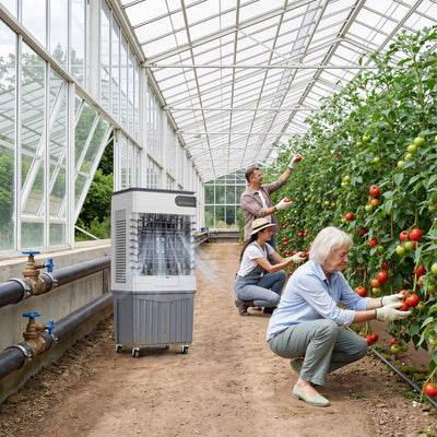 Portable Evaporative Cooler PAC24 for greenhouse and Plantation