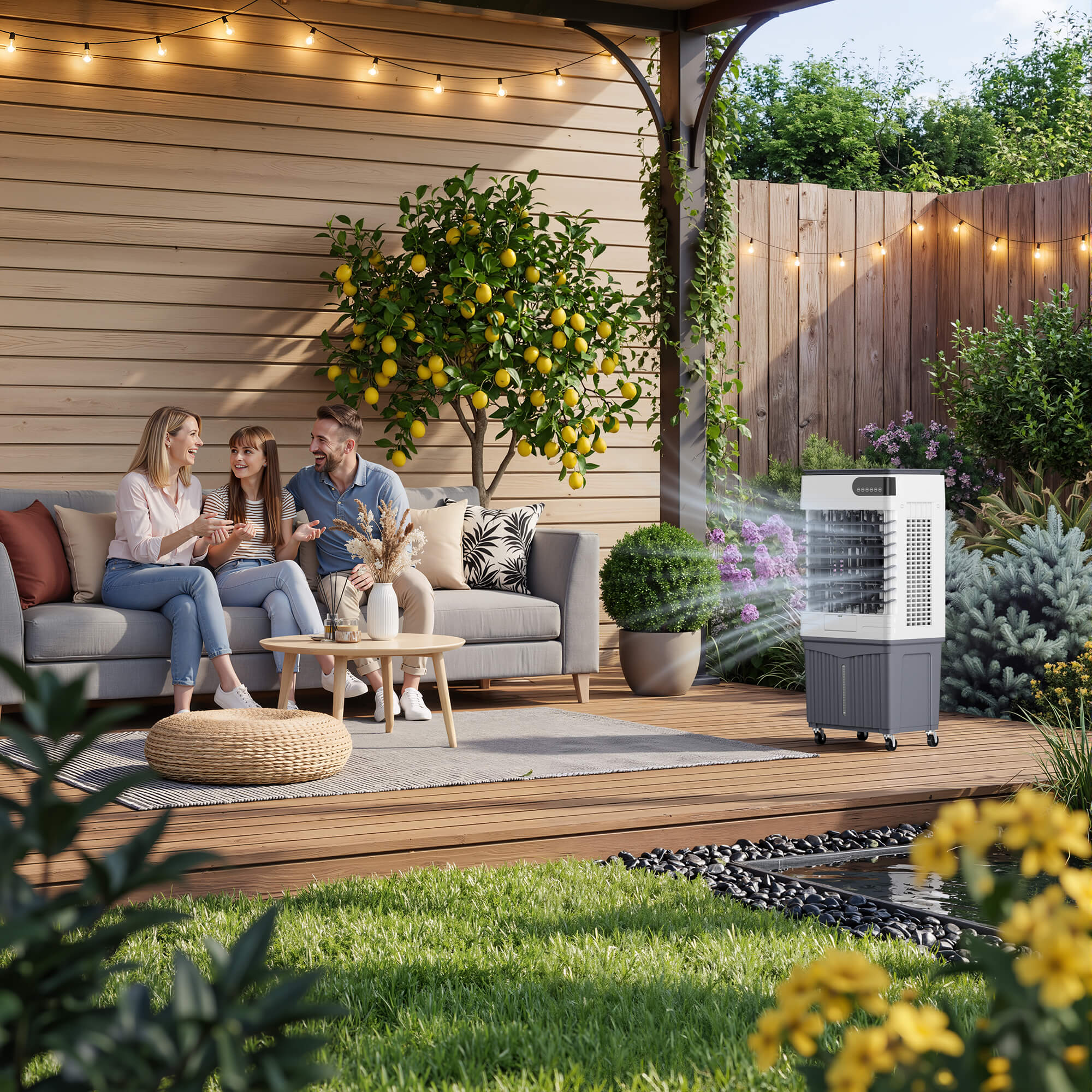 Portable Evaporative Cooler PAC24 for patio