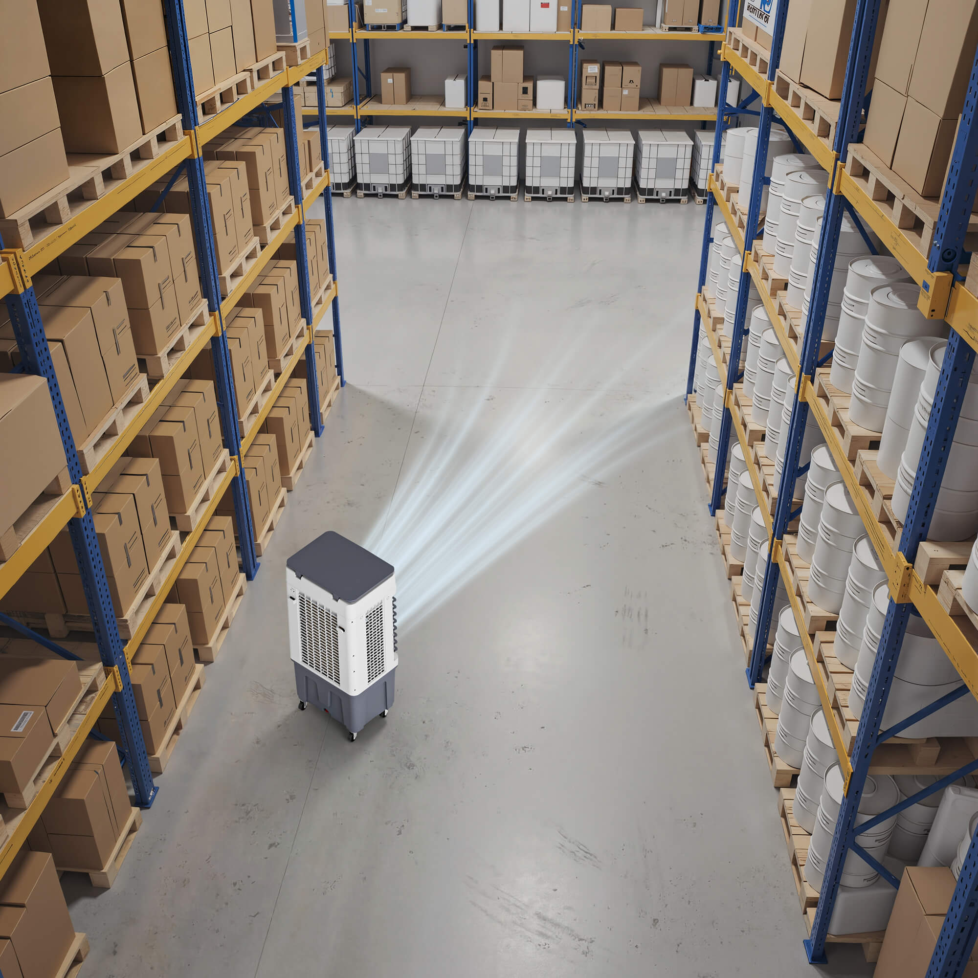Portable Evaporative Cooler PAC24 for warehouse