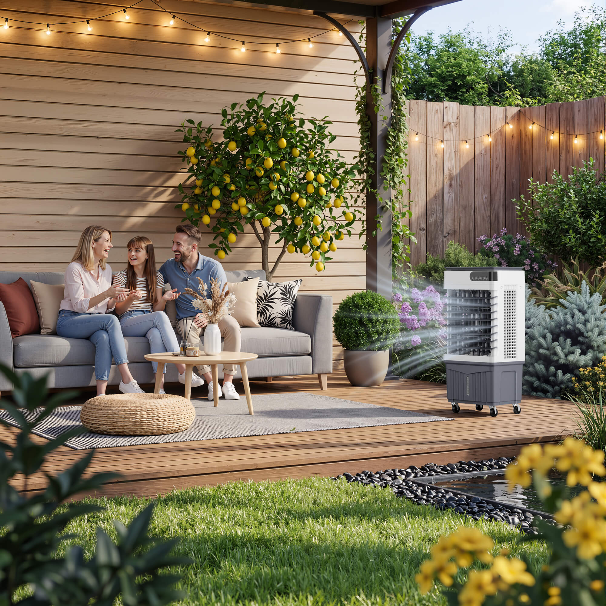 Portable Evaporative Cooler PAC24 for patio and deck