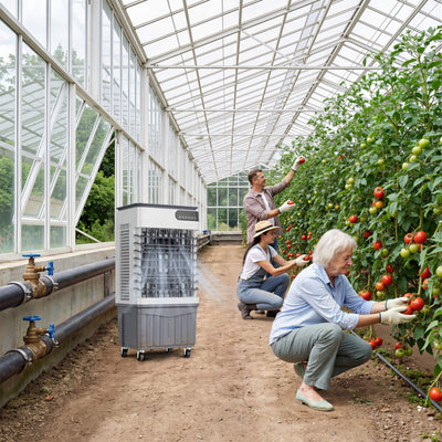 Portable Evaporative Cooler PAC24 for greenhouse and plantation