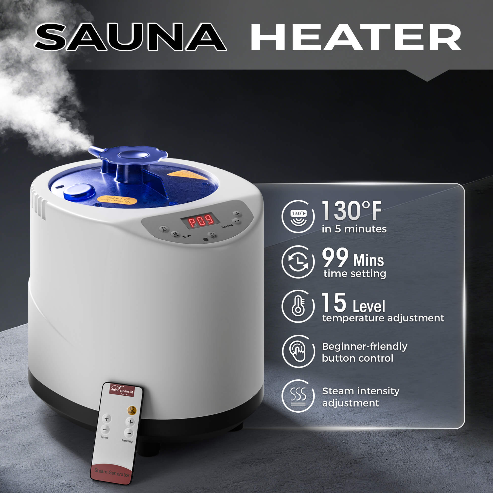 Portable Steam Sauna SNA24