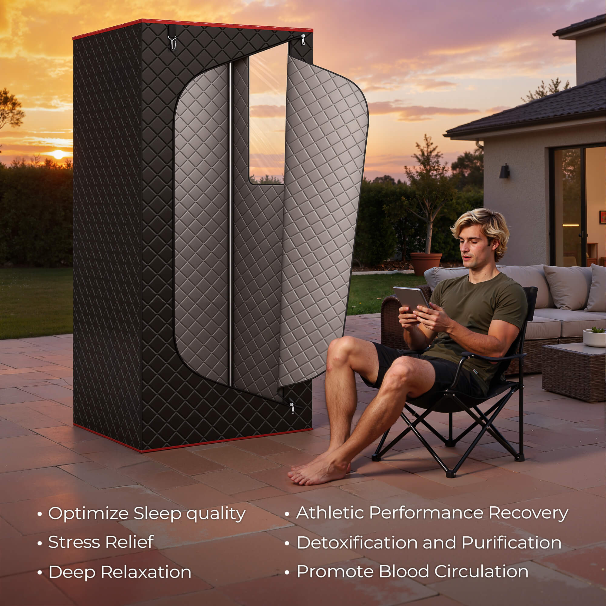 Manastin Portable Steam Sauna SNA25-6