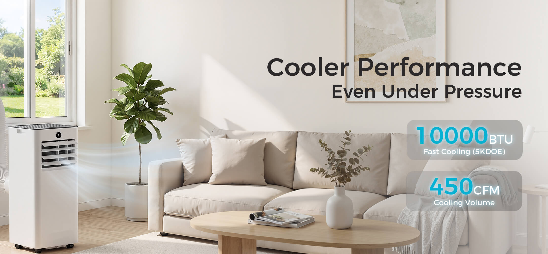 Portable Air Conditioner 10000 BTU 450CFM