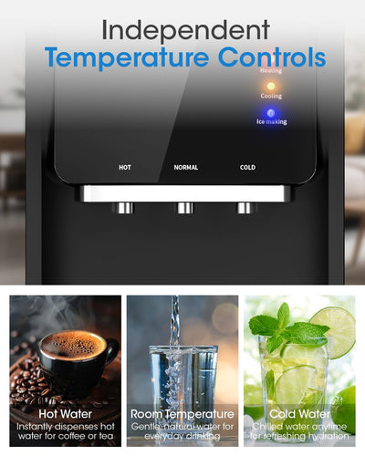 Manastin Water Dispenser with Ice Maker TP051-4