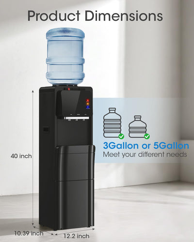 Manastin Water Dispenser with Ice Maker TP051-6