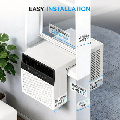 Window Air Conditioner WAC25 - U Shaped easy installation